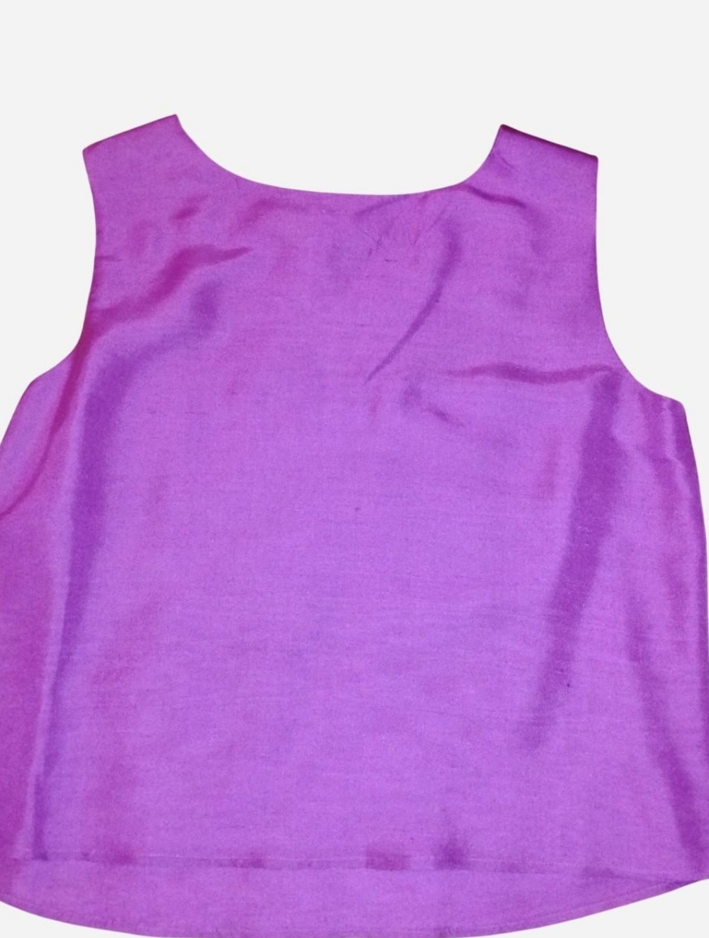 100% Silk Blouse_ Purple- Women’s Size 10